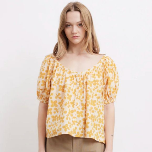 NWT Apiece Apart La Lidia Top Lightweight, Airy Cotton - Picture 1 of 13